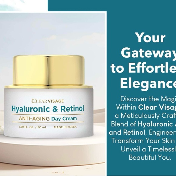 Korean  Anti - Aging Day Cream With Hyaluronic Acid & Retinol - Picture 4 of 4